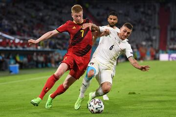 Kevin De Bruyne y Marco Verratti.