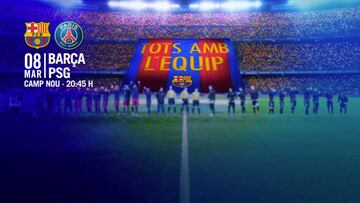 Camp Nou: Tifo, hashtag y 80.000 banderitas el miércoles