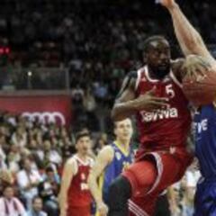 KC Rivers: el ex del Real Madrid triunfa en el Bayern (21 puntos)