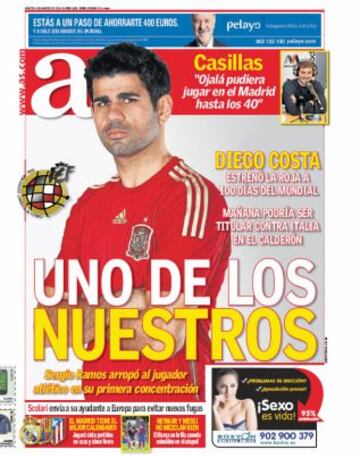 Las portadas de AS de marzo