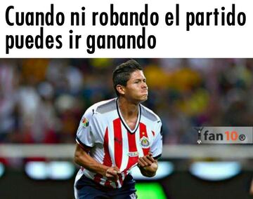 El humor de los memes no perdonan a Chivas y América