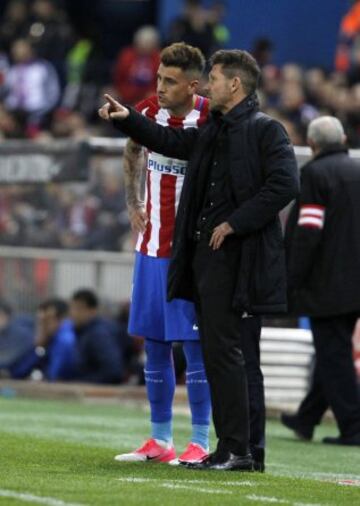 Simeone y Gim¨¦nez.