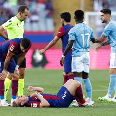 La medular del Barça, bajo mínimos