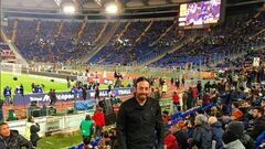 Nicolás Massú estuvo en partido del AC Milan de Matías Fernández