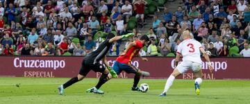 Iago Aspas scores the winning goal after a great pass from Costa. (1-0)