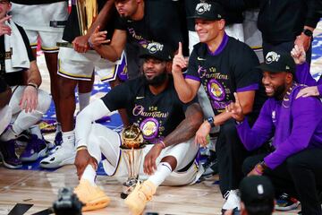 Las mejores imágenes de la victoria de los Lakers
