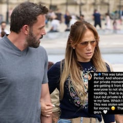 Jennifer Lopez enfurece ante la filtración de un vídeo privado con Ben Affleck: “Fue robado y vendido”