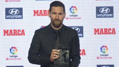 12/11/18 
 Entrega de Premios Marca La Liga 2017-2018
  Trofeo Di Stefano Leo Messi 