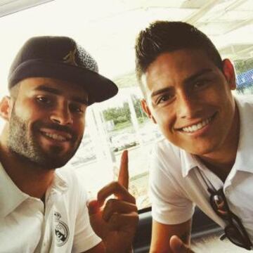 Jesé y James Rodríguez.