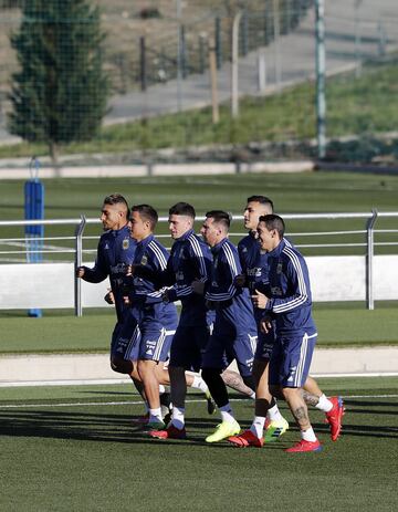 Messi volvió a entrenar con la selección Argentina