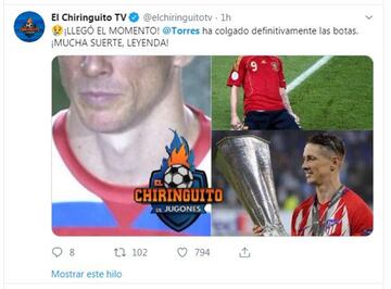 El mundo del deporte da las gracias a Fernando Torres