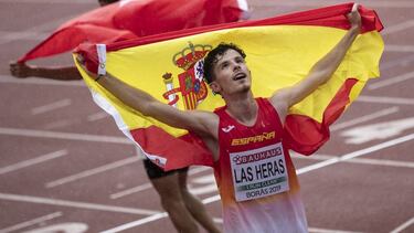 Aaron Las Heras, oro europeo en 5.000 metros.