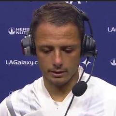 Chicharito se muestra decepcionado ante el resultado