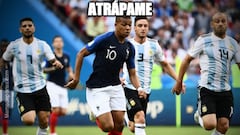 Los mejores memes del Francia-Argentina