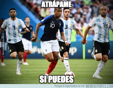 Los mejores memes del Francia-Argentina