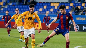 03/01/24 PARTIDO PRIMERA DIVISION RFEF
BARCELONA ATLETIC FILIAL - UNIONISTAS DE SALAMANCA
ERIK (5) UNIONISTAS CF
PAU VICTOR