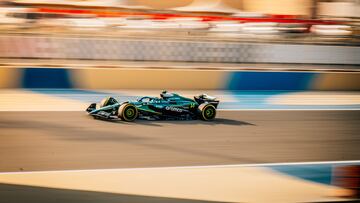 Fernando Alonso (Aston Martin AMR25). Sakhir, Bahréin. F1 2025.