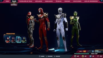 Trajes de Marvel's Spider-Man 2