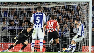 04/03/26 PARTIDO COPA DEL REY SEMIFINAL VUELTA
REAL SOCIEDAD - ATHLETIC DE BILBAO
PRIMER GOL PENALTI MIKEL OYARZABAL 1-0
