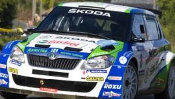 <b>FAVORITO. </b>Hevia, en acción con su Skoda, buscará su primer triunfo.