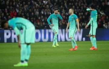 La paliza del PSG al Barcelona en imágenes