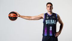 Reyes, con la camiseta del Bilbao Basket