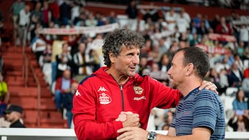 Partido de la jornada 7 de la Segunda División 2024-2025 de la liga de fútbol española, Liga Hypermotion, entre Albacete-Deportivo de La Coruña disputado el 27/9/2024 en el Carlos Belmonte. Foto Josema Moreno