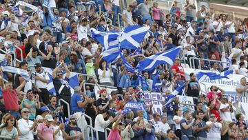 Partido entre el Tenerife y el Girona de Segunda División