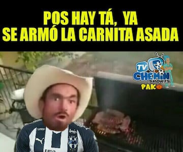 Ganó Rayados y los memes ya preparan la carne asada de la final regia
