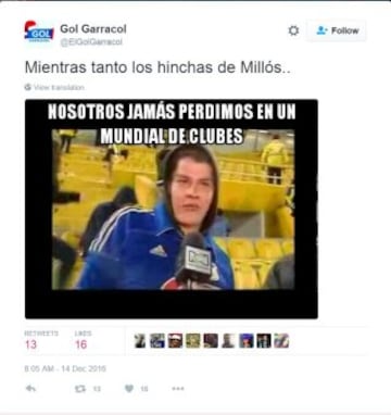 Los mejores memes de la derrota de Nacional ante el Kashima