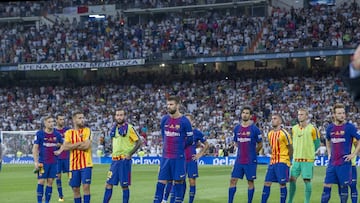 16/08/17 
 Partido vuelta Supercopa
 REAL MADRID CF - FC BARCELONA
 GRUPO FC BARCELONA TRISTEZA 