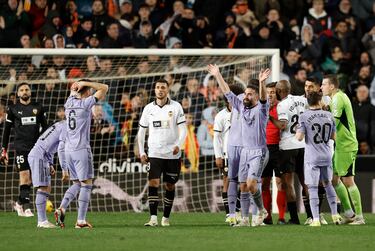 Real Madrid’s players are ‘in shock’ over referee decision against Valencia