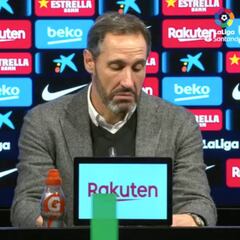 Vicente Moreno: "Parece que algunos jugadores están en una burbuja"