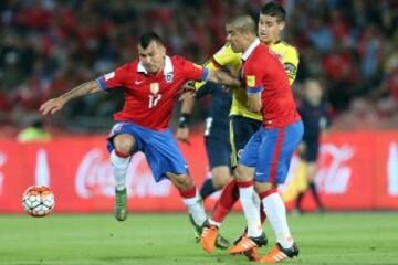 Chile y Colombia mostraron buen fútbol en el Nacional de Santiago