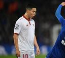 Cruce de cables épico de Nasri con Vardy: dejó al Sevilla con 10