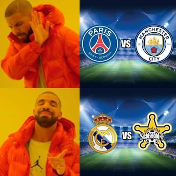 Barcelona y Real Madrid, protagonistas de los memes de Champions