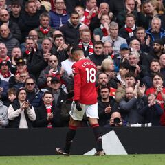 What is Manchester United’s Premier League record with and without former Real Madrid midfielder Casemiro?