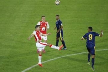 Francisco Meza, Wilson Morelo y Miguel Ángel Borja marcaron para Santa Fe frente a Uniautónoma.