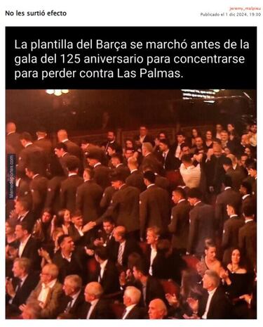 Los memes de la jornada se ceban con la derrota del Barcelona
