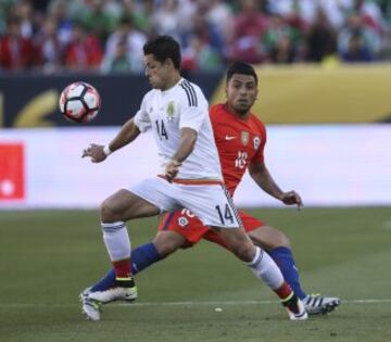 México vs Chile en imágenes