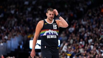 Nikola Jokic, pívot de Denver Nuggets, ante Chicago Bulls.