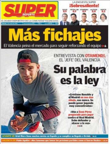 Portadas de la prensa deportiva