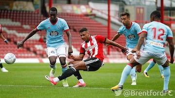 Imagen del Brentford-Celta.