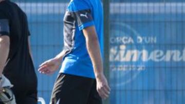 Stuani sigue entrenándose con el Espanyol.