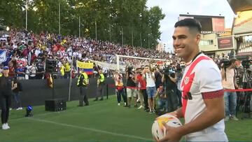 Falcao, presentado por el Rayo Vallecano