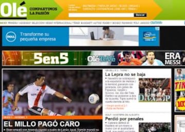 Las portadas de la prensa extranjera