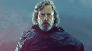 El nuevo aspecto de Luke Skywalker en Star Wars: Los últimos jedi.