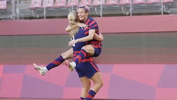 La delantera fue art&iacute;fice de dos de los cuatro goles de USWNT, equipo al cual vio al fina trabajar de la manera deseada y por eso le da gran valor a su medalla.