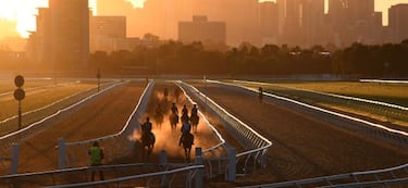 Carreras y bellas estampas en el hipódromo de Flemington