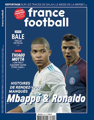 Portada de France Football del martes 13 de febrero de 2018.